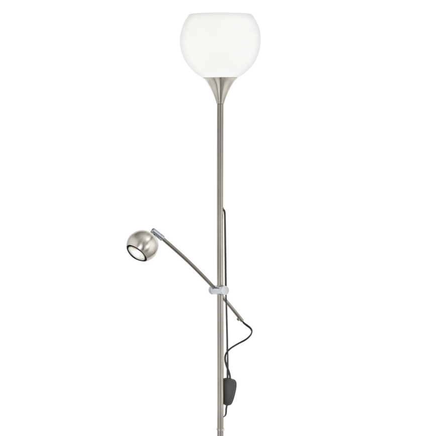 Eglo 95317 - LED stojací lampa SPELLO 1xE27/60W + 1xGU10-LED/4W