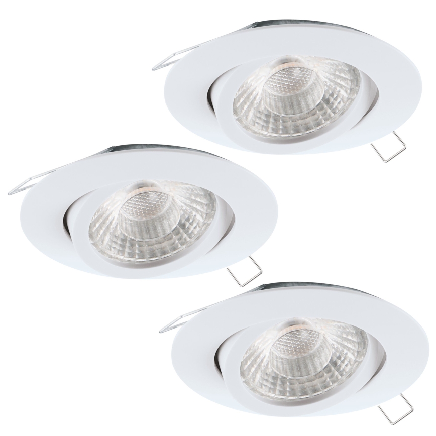 Eglo - SADA 3x LED podhledové svítidlo TEDO 3xGU10-LED/5W/230V