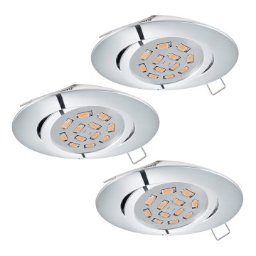 Eglo 95362 - SADA 3x LED podhledové svítidlo TEDO 3xGU10-LED/5W/230V Eglo 95362 - SADA 3x LED podhledové svítidlo TEDO 3xGU10-LED/5W/230V