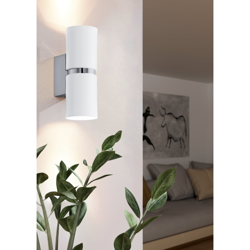 Eglo - LED nástěnné svítidlo 2xGU10-LED/4W/230V