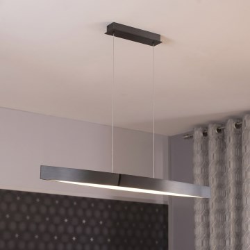 Eglo 95549 - LED Stmívatelný lustr na lanku FORNES-S LED/24W/230V 2700-6500K černý chrom