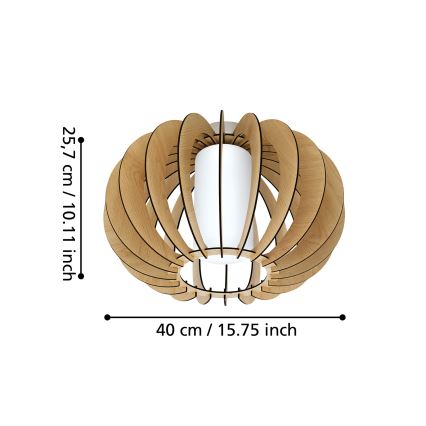 Eglo - Stropní svítidlo 1xE27/60W/230V