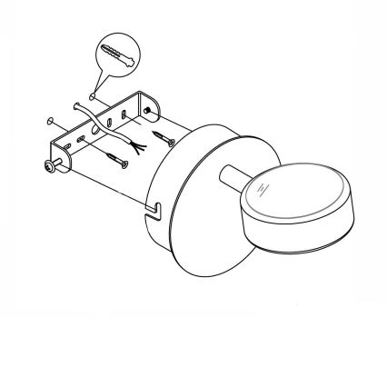 Eglo - LED Bodové svítidlo 1xLED/5,4W/230V