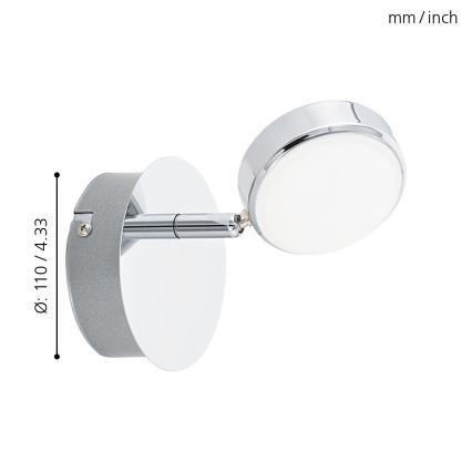 Eglo - LED Bodové svítidlo LED/5,4W/230V