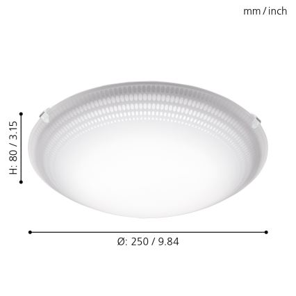 Eglo - LED stropní svítidlo LED/8,2W/230V