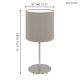 Eglo - Stolní lampa 1xE14/40W/230V