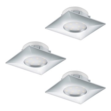 Eglo 95802 - SADA 3x LED podhledové svítidlo PINEDA 3xLED/6W/230V Eglo 95802 - SADA 3x LED podhledové svítidlo PINEDA 3xLED/6W/230V