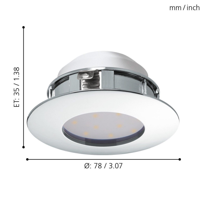 Eglo - LED podhledové svítidlo LED/4,9W/230V