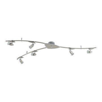 Eglo 95826 - LED Bodové svítidlo WAVE LED 6xGU10-LED/3W/230V