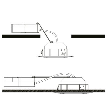 Eglo - SADA 3x LED podhledové svítidlo PINEDA LED/4,9W/230V