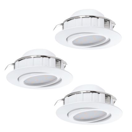 Eglo - SADA 3x LED podhledové svítidlo PINEDA 1xLED/4,9W/230V