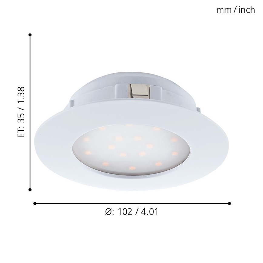 Eglo - LED podhledové svítidlo LED/11W/230V