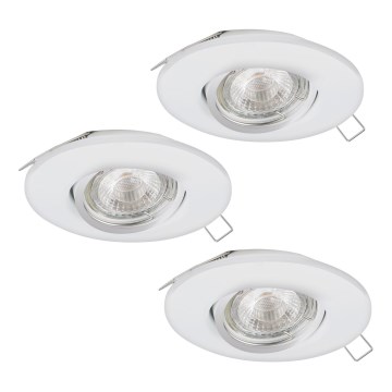 Eglo 95895 - SADA 3x LED podhledové svítidlo PENETO 1 1xGU10-LED/3W/230V