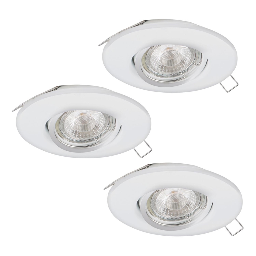Eglo 95895 - SADA 3x LED podhledové svítidlo PENETO 1 1xGU10-LED/3W/230V