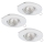 Eglo 95895 - SADA 3x LED podhledové svítidlo PENETO 1 3xGU10-LED/3W/230V