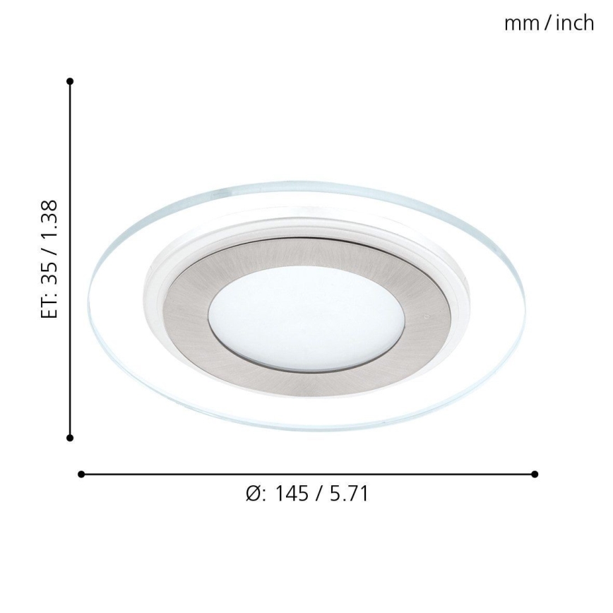 Eglo - LED podhledové svítidlo 1xLED/11W/230V