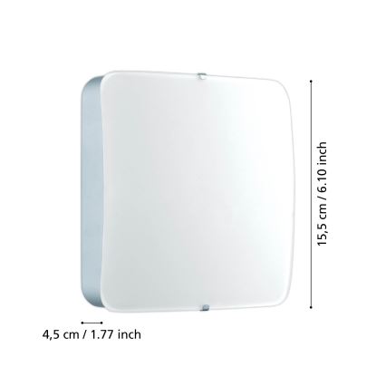 Eglo 95968 - LED Stropní svítidlo CUPELLA LED/11W/230V lesklý chrom