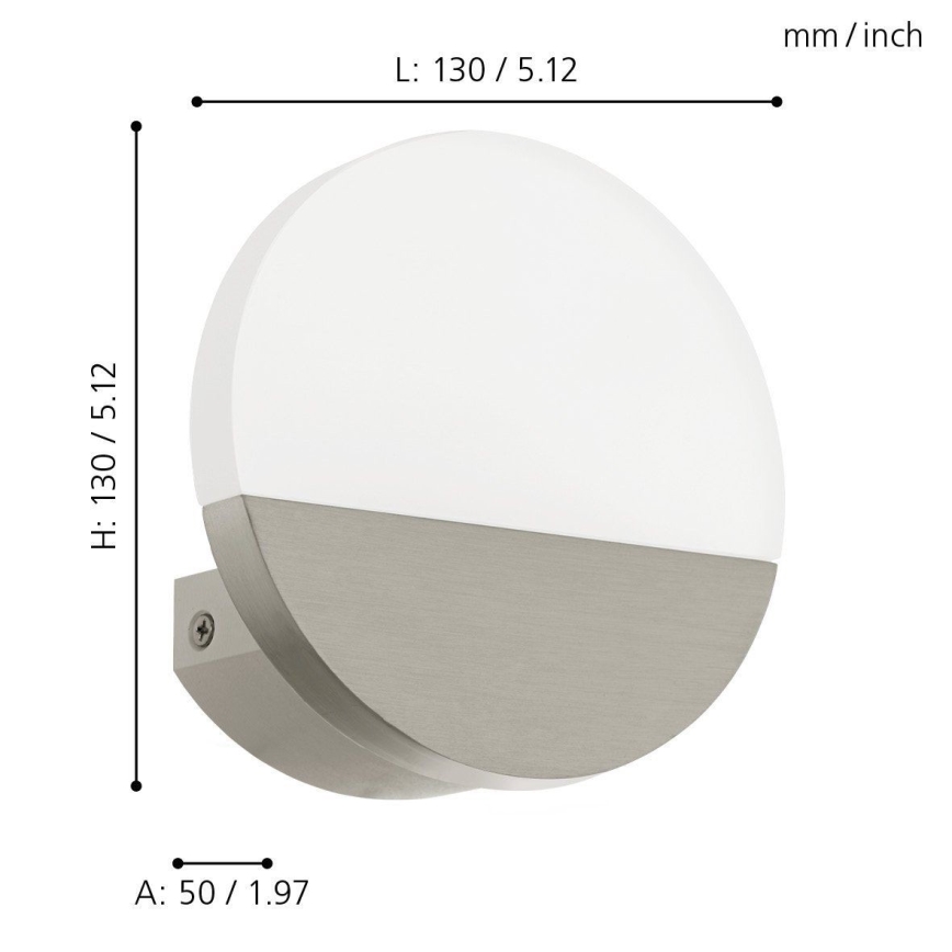 Eglo - LED nástěnné svítidlo 1xLED/4,5W/230V