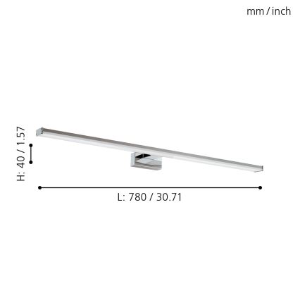 Eglo - LED Koupelnové svítidlo LED/14W/230V IP44