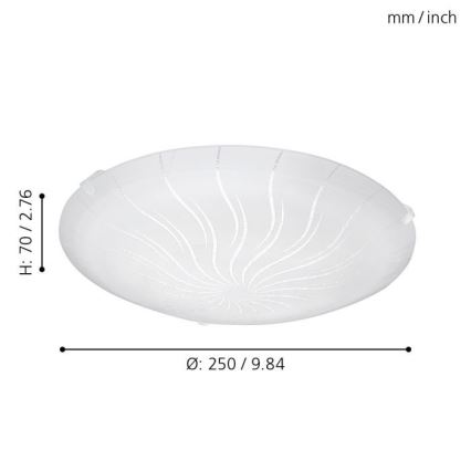 Eglo - LED stropní svítidlo LED/11W/230V