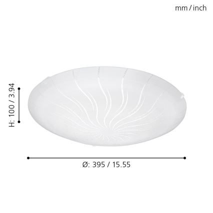 Eglo - LED stropní svítidlo LED/16W/230V