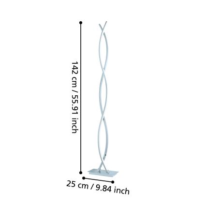 Eglo - LED stojací lampa 4xLED/9W/230V