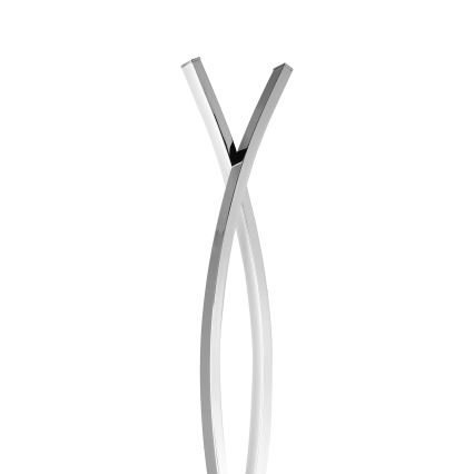 Eglo - LED Stojací lampa LED/36W/230V lesklý chrom
