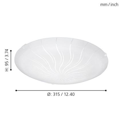 Eglo - LED stropní svítidlo LED/11W/230V