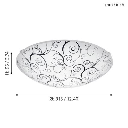 Eglo - LED stropní svítidlo LED/11W/230V