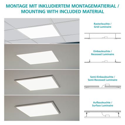 Eglo - LED stropní panel LED/16W/230V