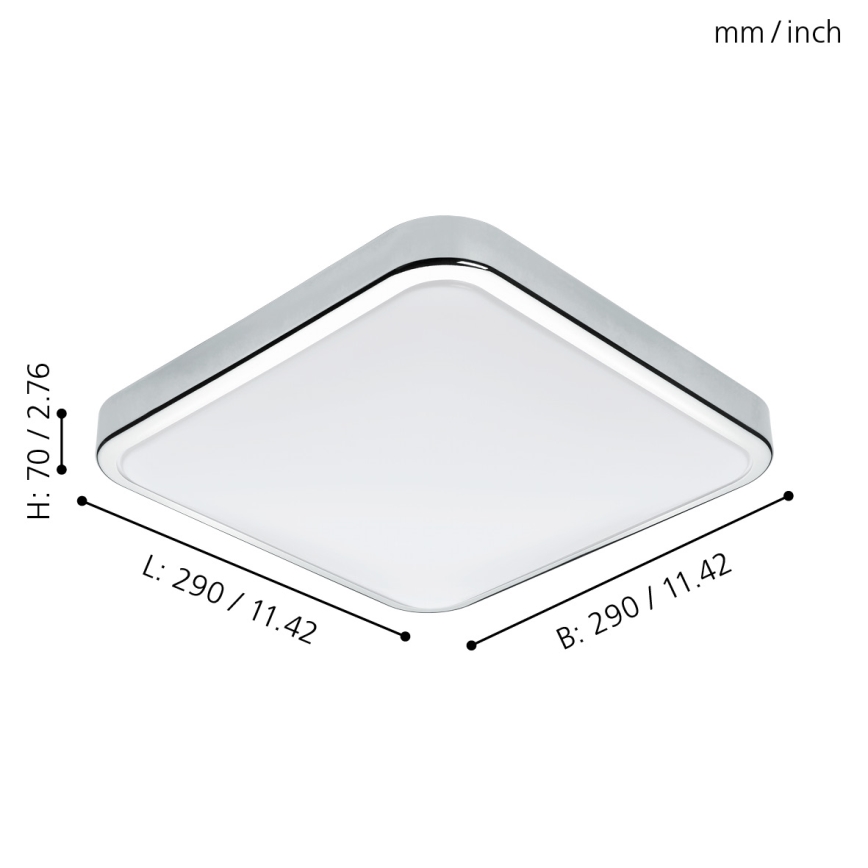 Eglo - LED koupelnové svítidlo LED/16W/230V IP44