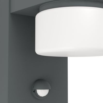 Eglo - LED Venkovní nástěnné svítidlo s čidlem 2xLED/6W IP44