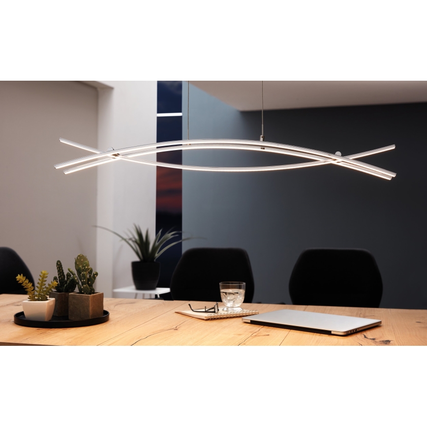Eglo - LED Lustr na lanku 3xLED/9W/230V