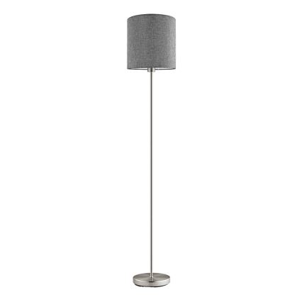 Eglo 96377 - Stojací lampa PASTERI 1xE27/60W/230V pr. 28 cm šedá