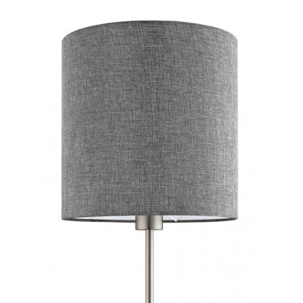 Eglo 96377 - Stojací lampa PASTERI 1xE27/60W/230V šedá