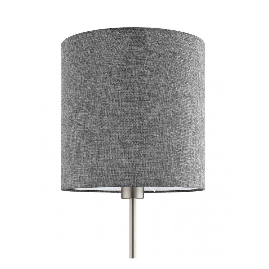 Eglo 96377 - Stojací lampa PASTERI 1xE27/60W/230V šedá