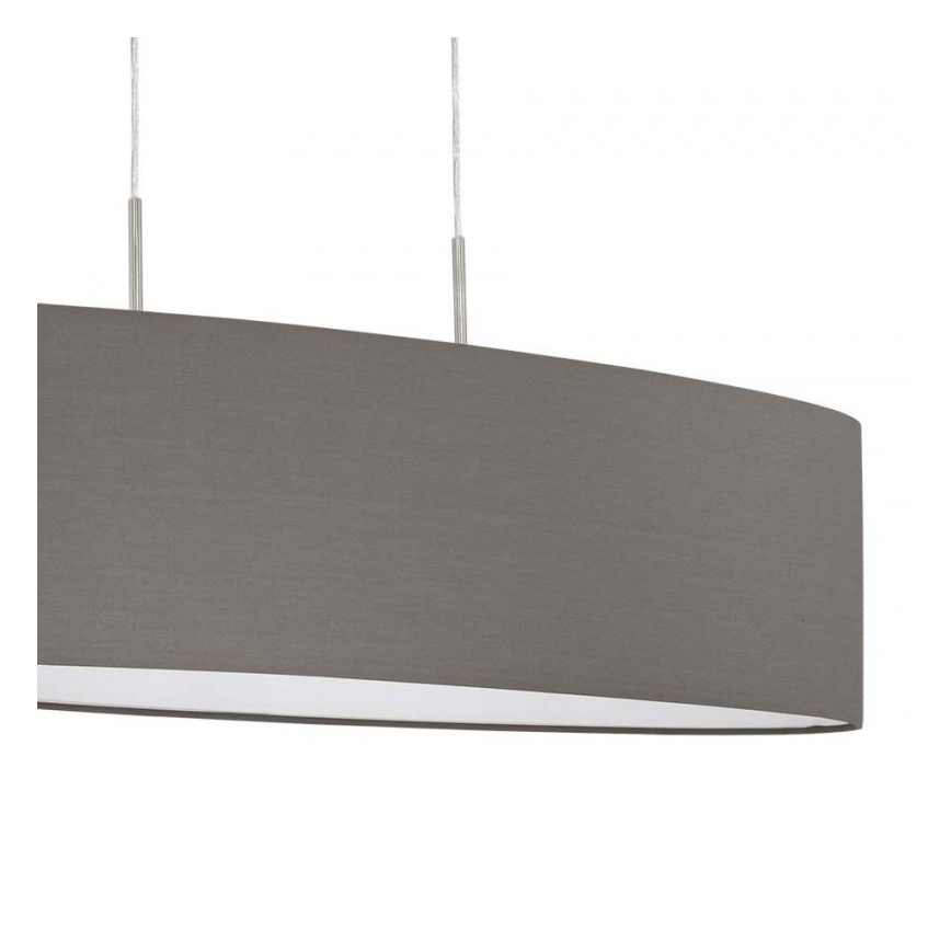 Eglo 96383 - Závěsné svítidlo PASTERI 2xE27/60W/230V hnědá 1000mm