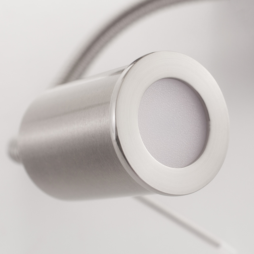 Eglo - LED Flexibilní svítidlo 1xE27/40W+LED/3,8W bílá