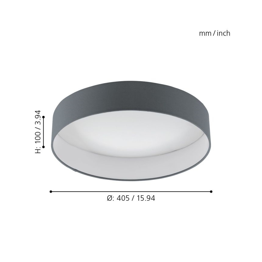 Eglo - LED Stmívatelné stropní svítidlo 1xLED/18W/230V