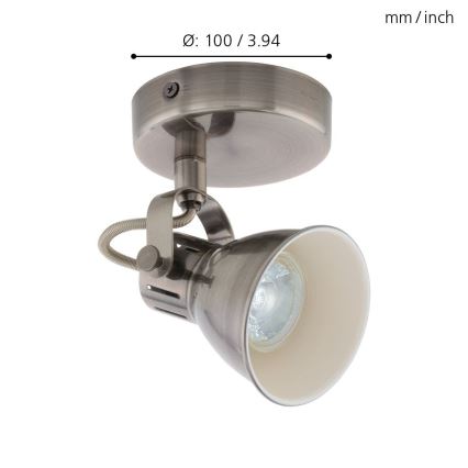 Eglo - LED Bodové svítidlo 1xGU10/3,3W/230V