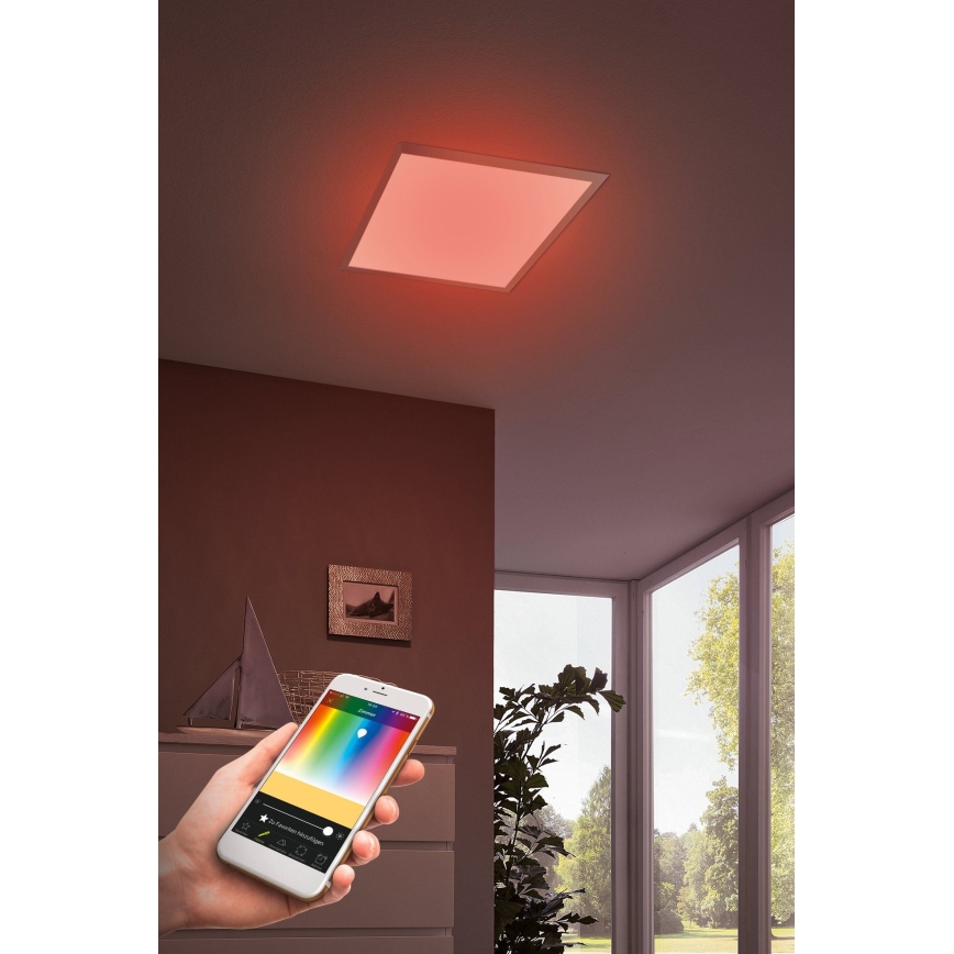 Eglo - LED RGBW Stmívatelné svítidlo SALOBRENA-C LED/16W + dálkové ovládání