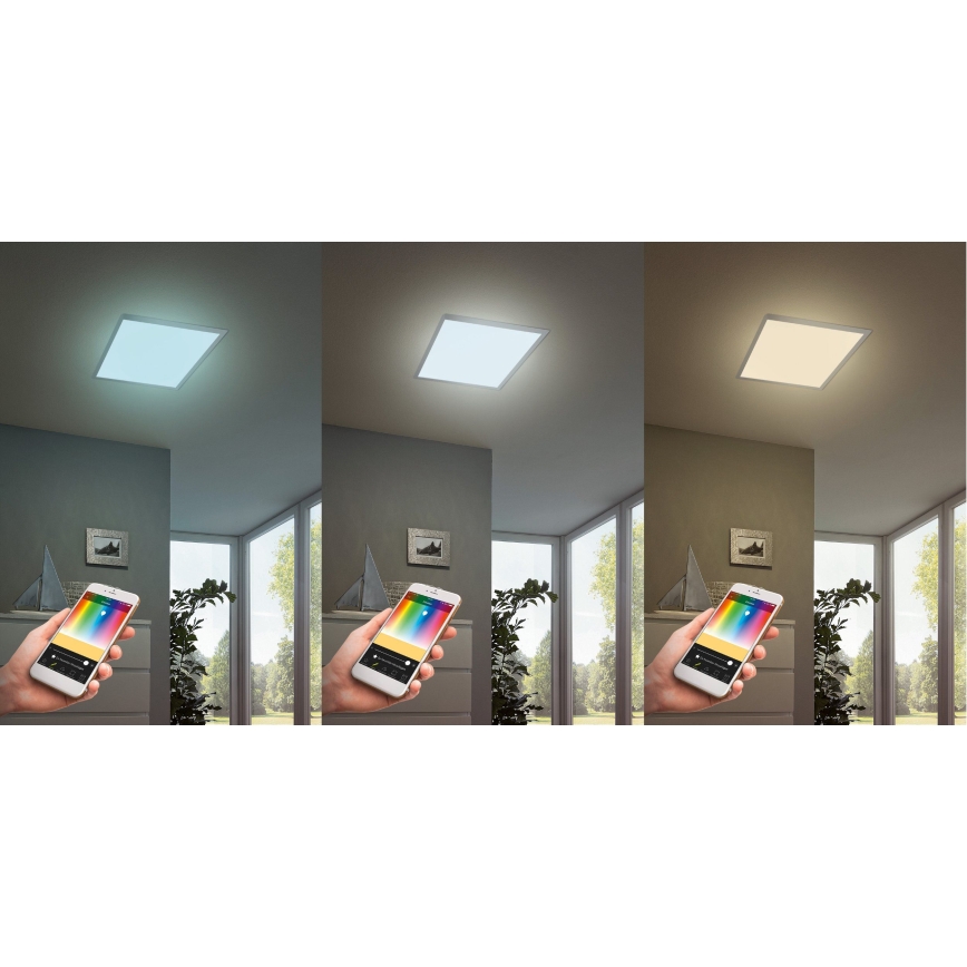 Eglo - LED RGBW Stmívatelné svítidlo SALOBRENA-C LED/16W + dálkové ovládání