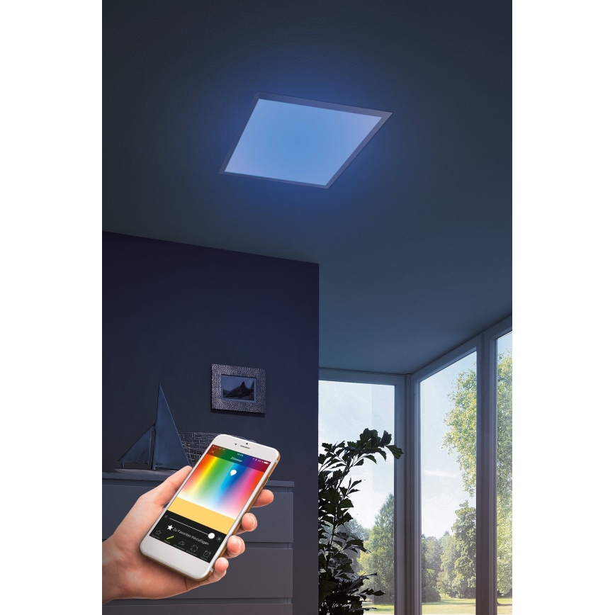 Eglo - LED RGBW Stmívatelné svítidlo SALOBRENA-C LED/16W + dálkové ovládání