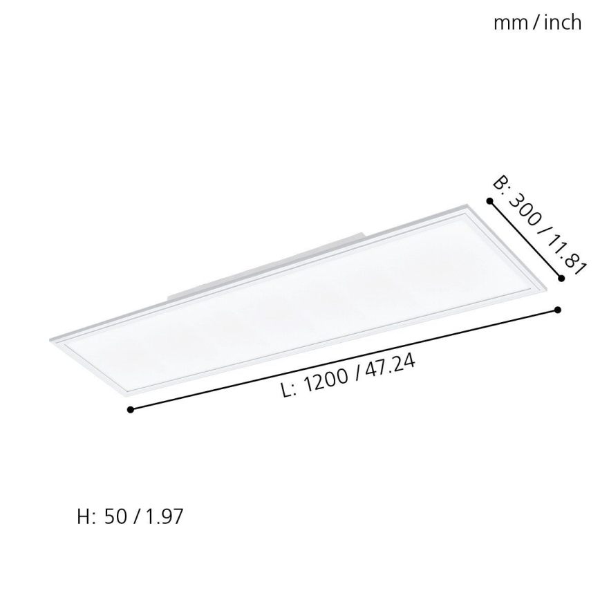 Eglo - LED RGBW Stmívatelné svítidlo SALOBRENA-C LED/31W + dálkové ovládání