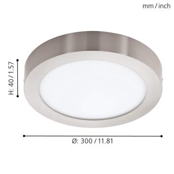 Eglo - LED RGBW Stmívatelné stropní svítidlo FUEVA-C LED/21W/230V Bluetooth