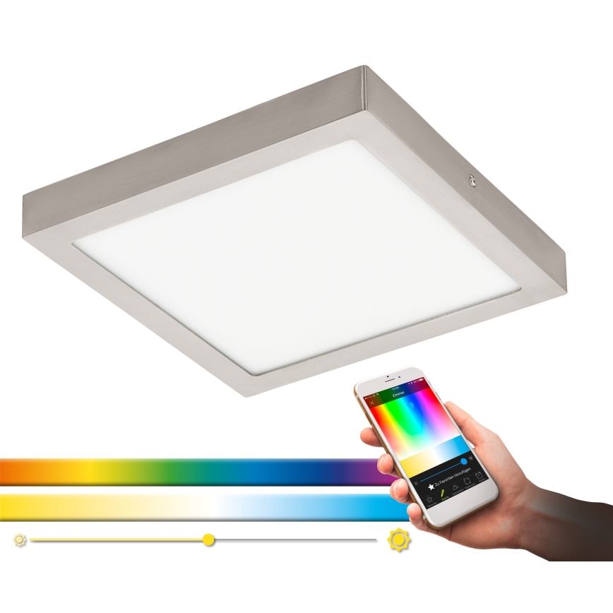 Eglo - LED RGBW Stmívatelné stropní svítidlo FUEVA-C LED/21W/230V