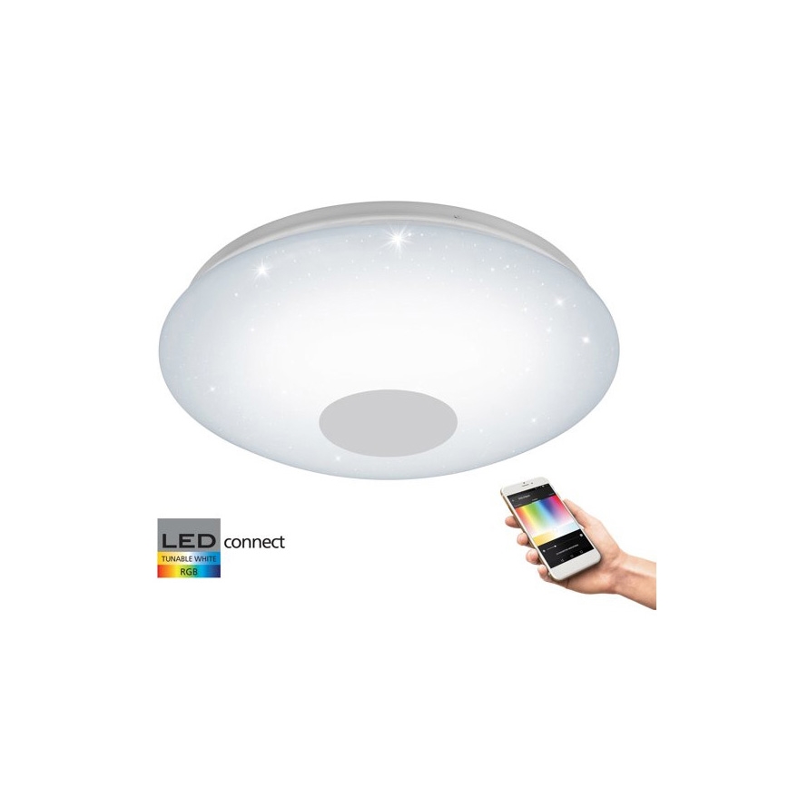 Eglo - LED RGBW Stmívatelné stropní svítidlo VOLTAGO-C LED/17W/230V