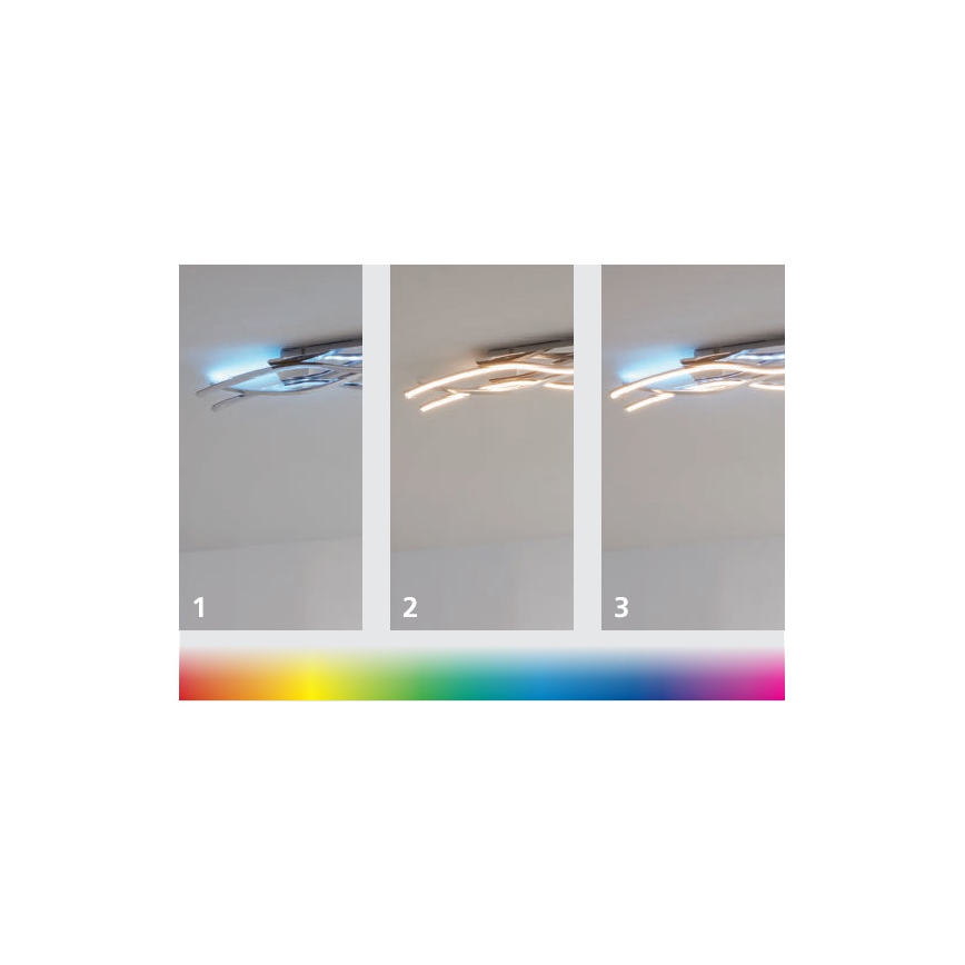 Eglo 96688 - LED Stmívatelné stropní svítidlo RGB LASANA 3 1xLED/20W/230V