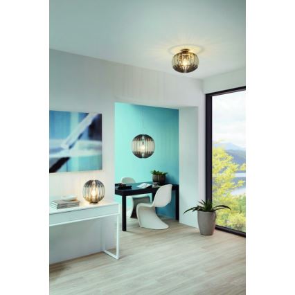 Eglo 96747 - Závěsné svítidlo OLMERO 1xE27/60W/230V