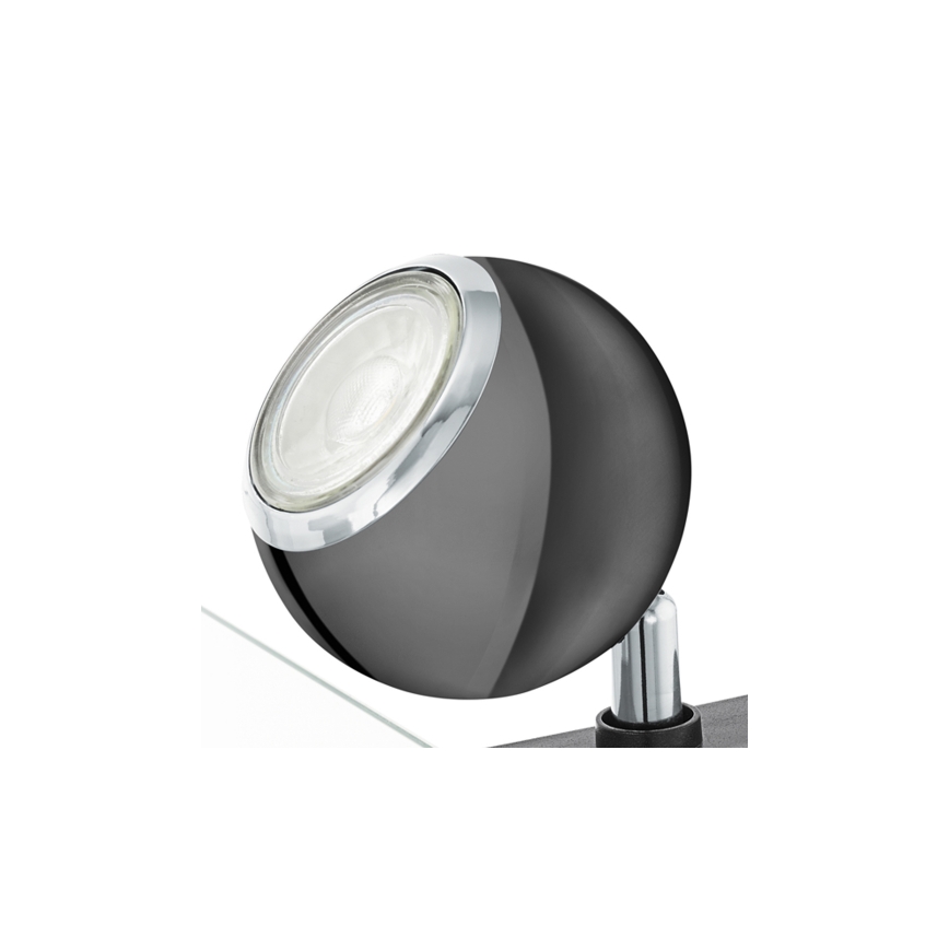 Eglo 96838 - LED Bodové svítidlo s klipem BIMEDA 1xGU10/3,3W/230V černá